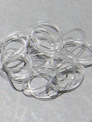 Clear Elastic Cable Restraints (20 pack)